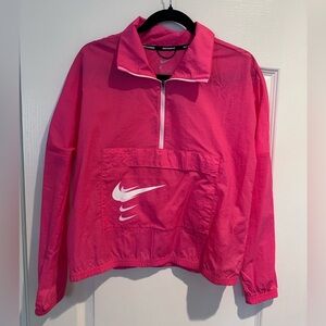 Nike Women's Vibrant Pink Windbreaker Jacket